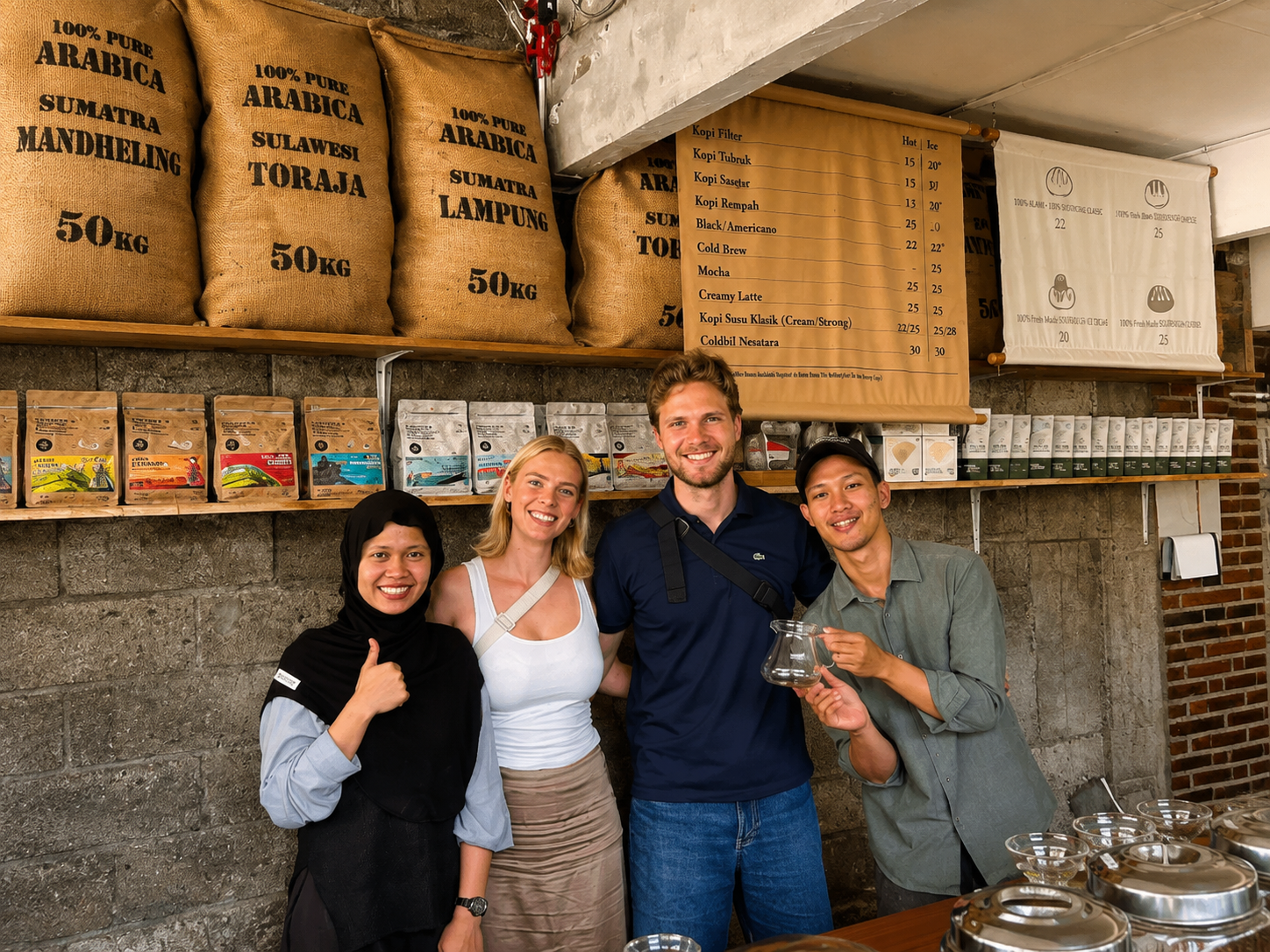 Yogyakarta Coffee, Chocolate Tasting & Brewing Experience